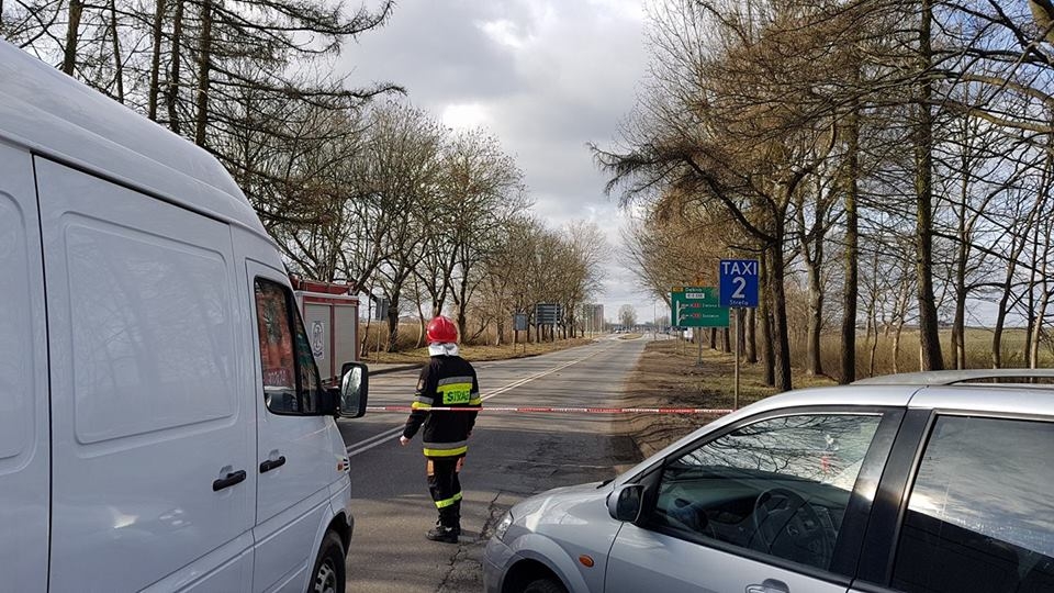 Koparka uszkodziła gazociąg na Szczecińskiej [zdjęcia]