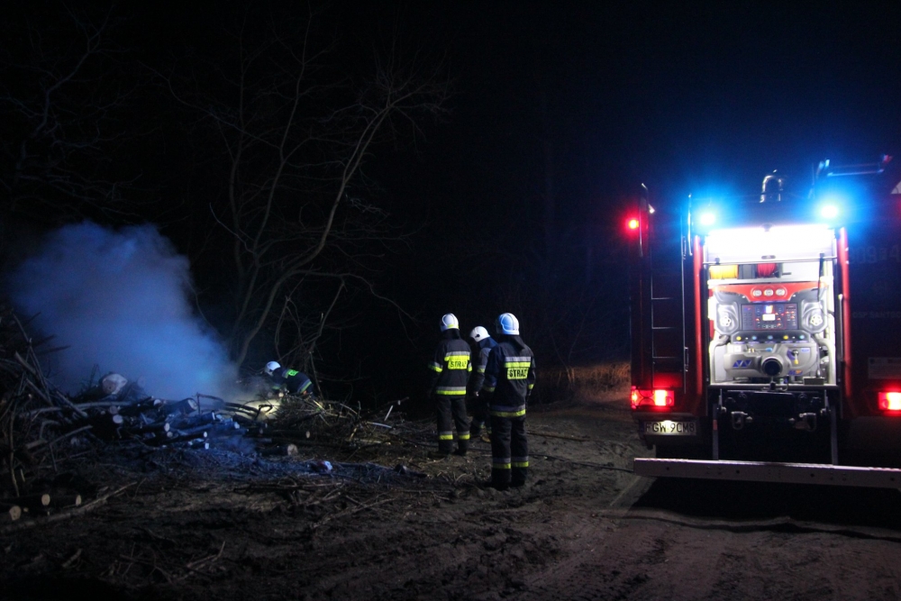 Pożar w rezerwacie Gorzowskie Murawy