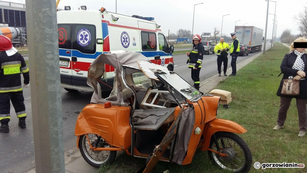 Dachowanie trójkołowca z osobą niepełnosprawną