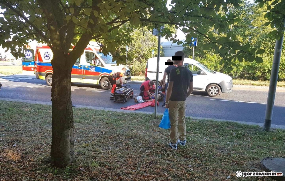 Potrącenie na Podmiejskiej