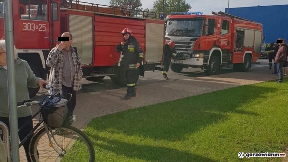 Wybuch fajerwerków w centrum handlowym w Gorzowie