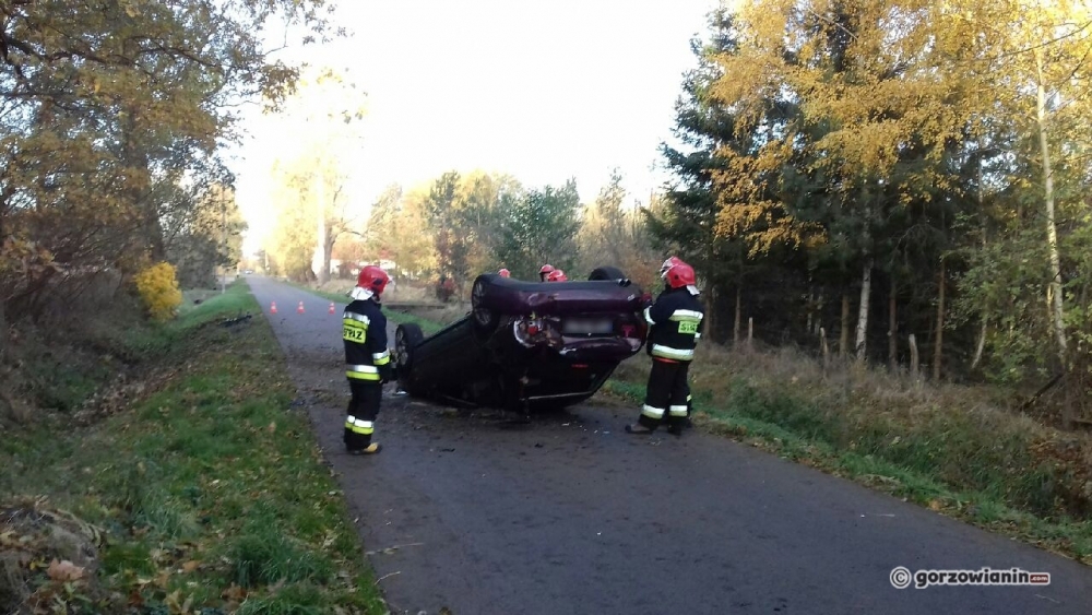 Dachował audi po pijaku