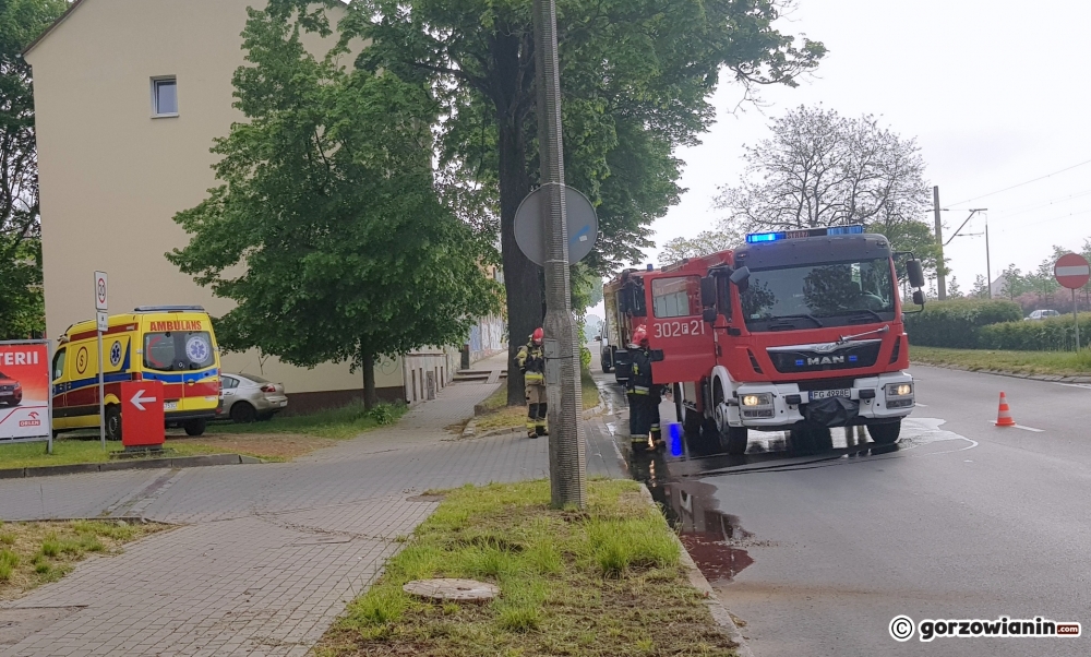 Pożar w łazience na Al. 11 Listopada