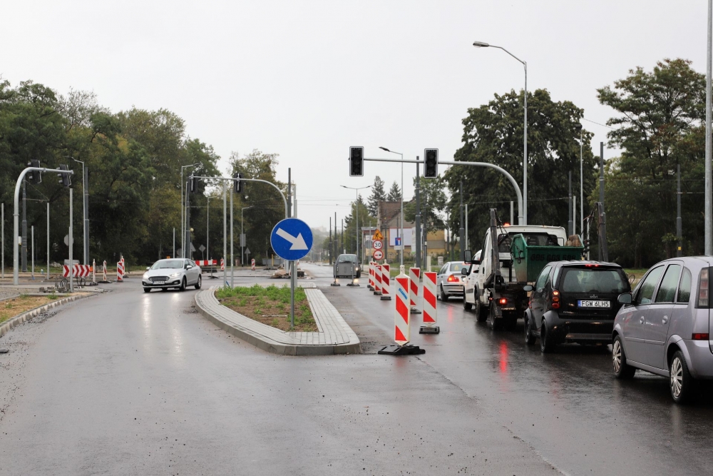 Zmiany na skrzyżowaniu Kostrzyńska - Dobra