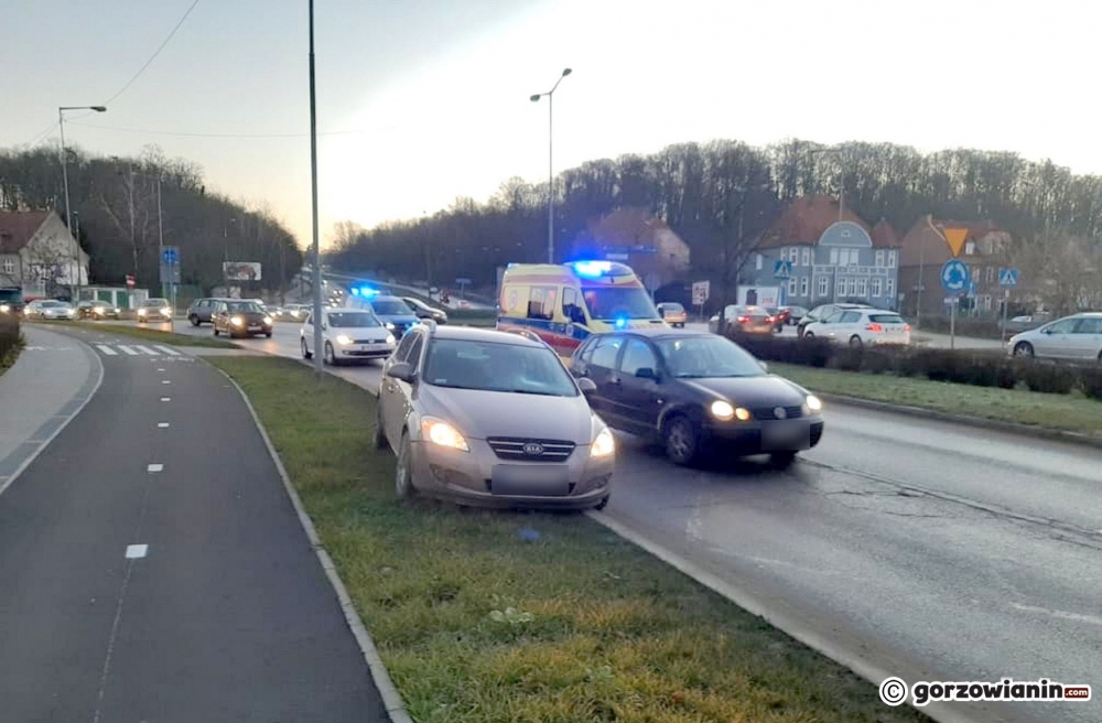 Potrącenie pieszego na rondzie Wyszyńskiego