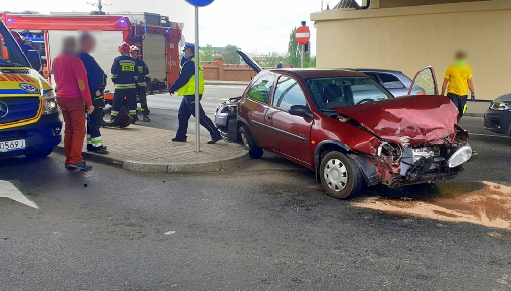 Wypadek w centrum Gorzowa