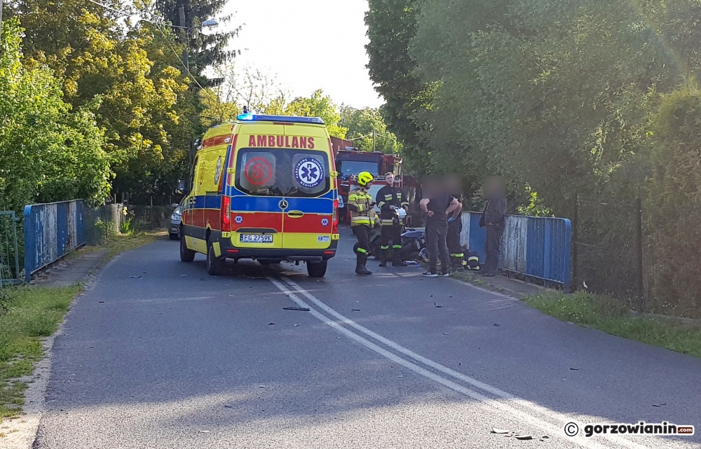 Tragedia pod Gorzowem. Zginął mężczyzna na skuterze