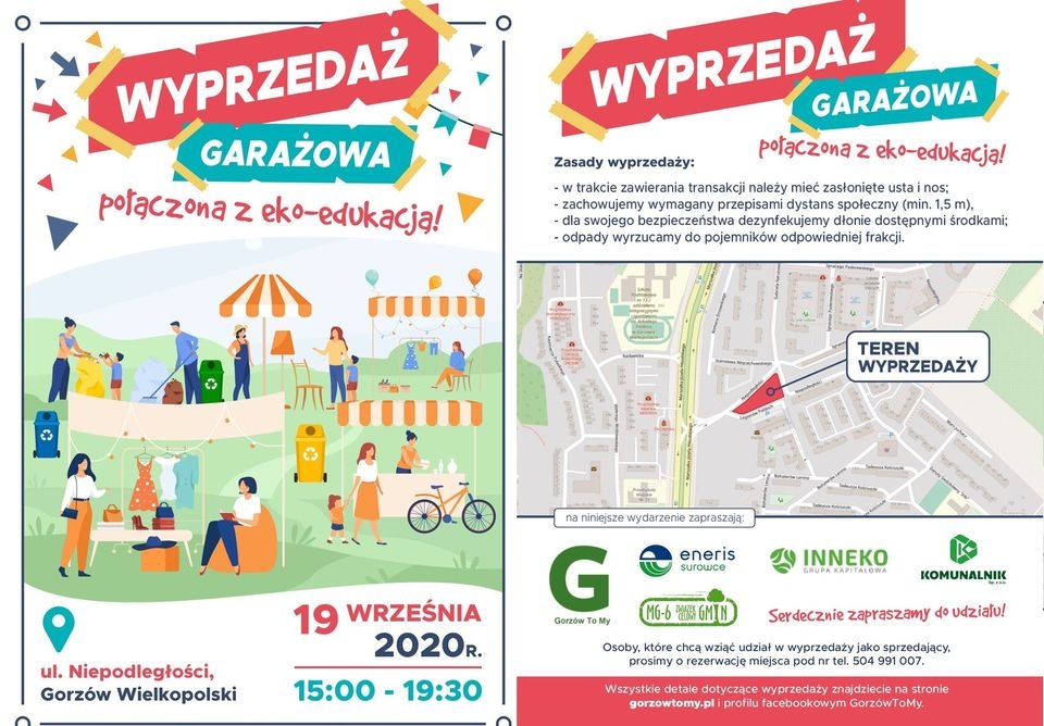 Wyprzedaż garażowa na Sadach