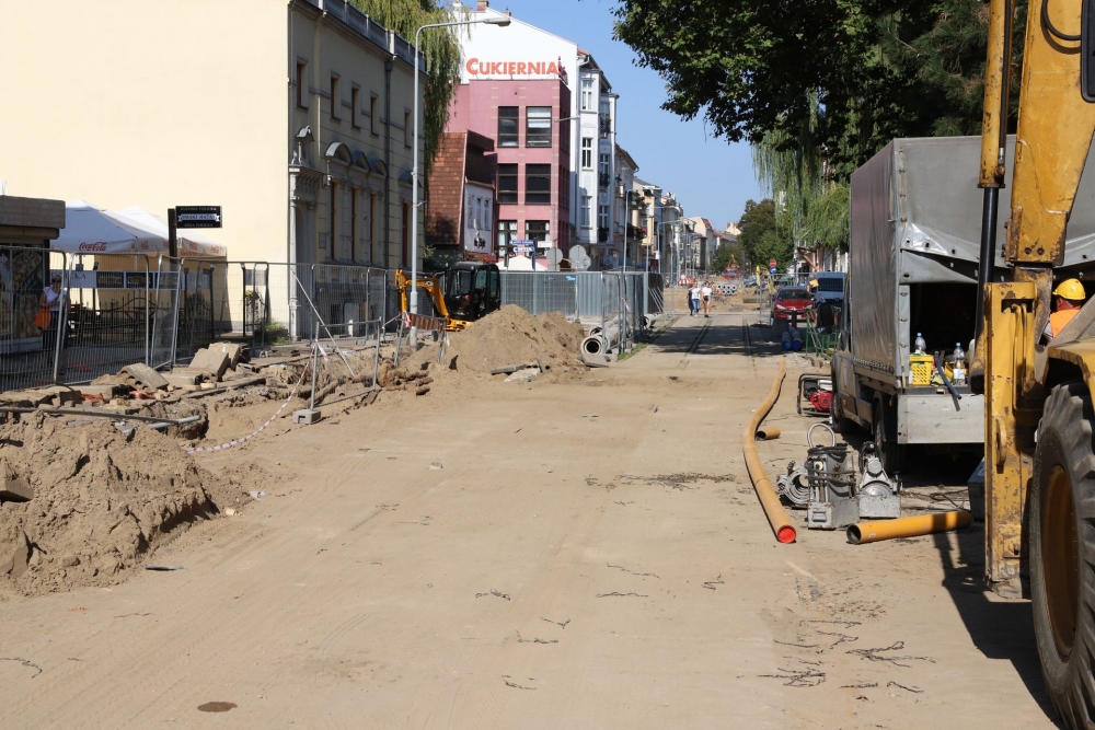 Zamknięty przejazd przez Łokietka