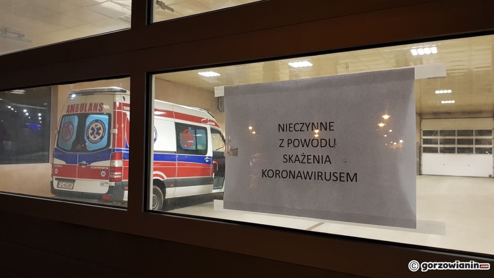 Gorzów: SOR dla karetek zamknięty z powodu koronawirusa