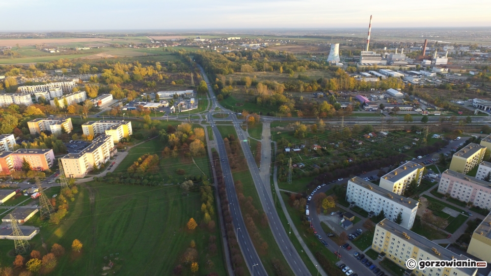 Gorzów żółtą wyspą pośrodku czerwonej strefy