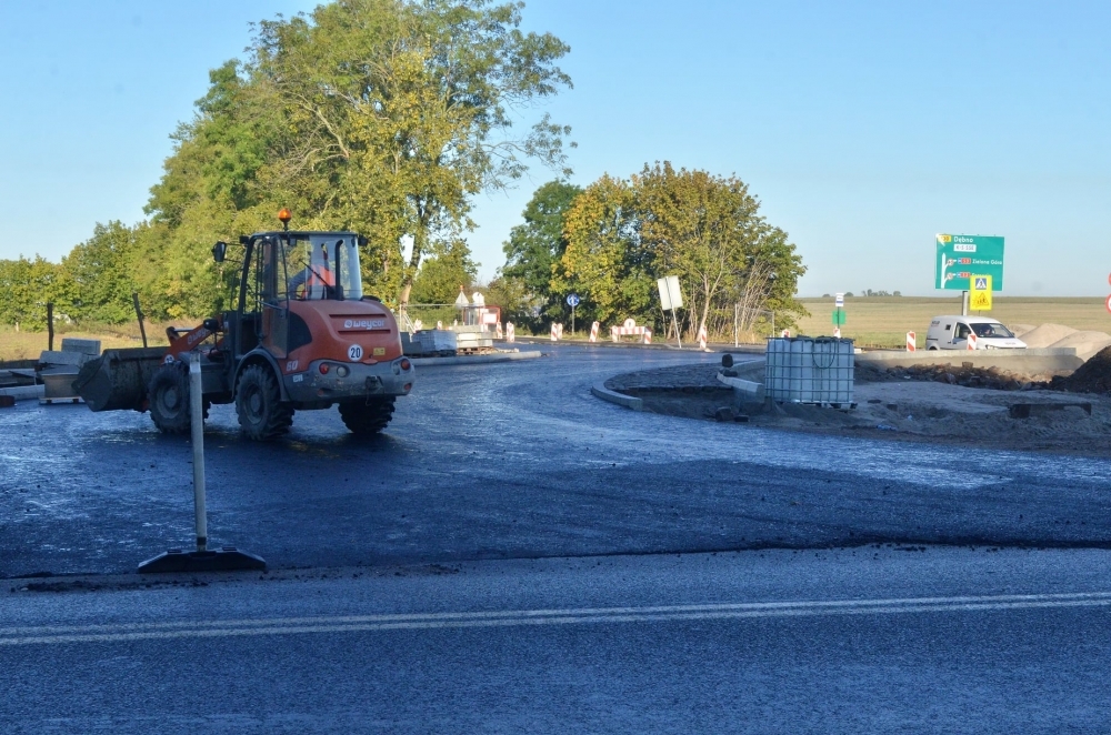 Zamknięty wjazd z Myśliborskiej w Dobrą