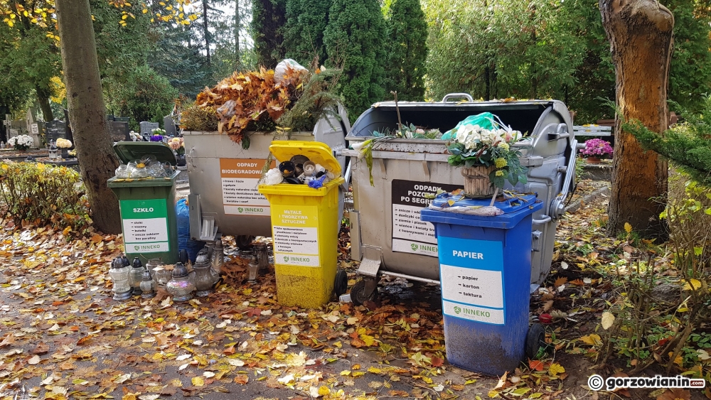 Jak sprawdza się segregacja śmieci na cmentarzu? [zdjęcia]