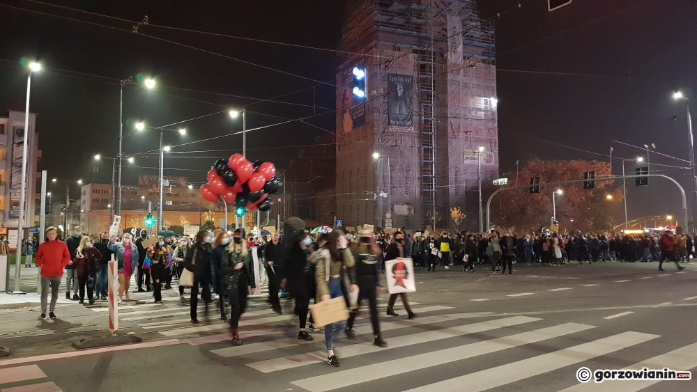 Ostatni spacer protestujących w Gorzowie