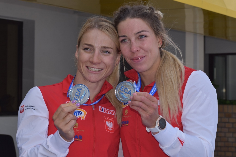 Srebro Ani Puławskiej. Startowała wraz z Karoliną Nają
