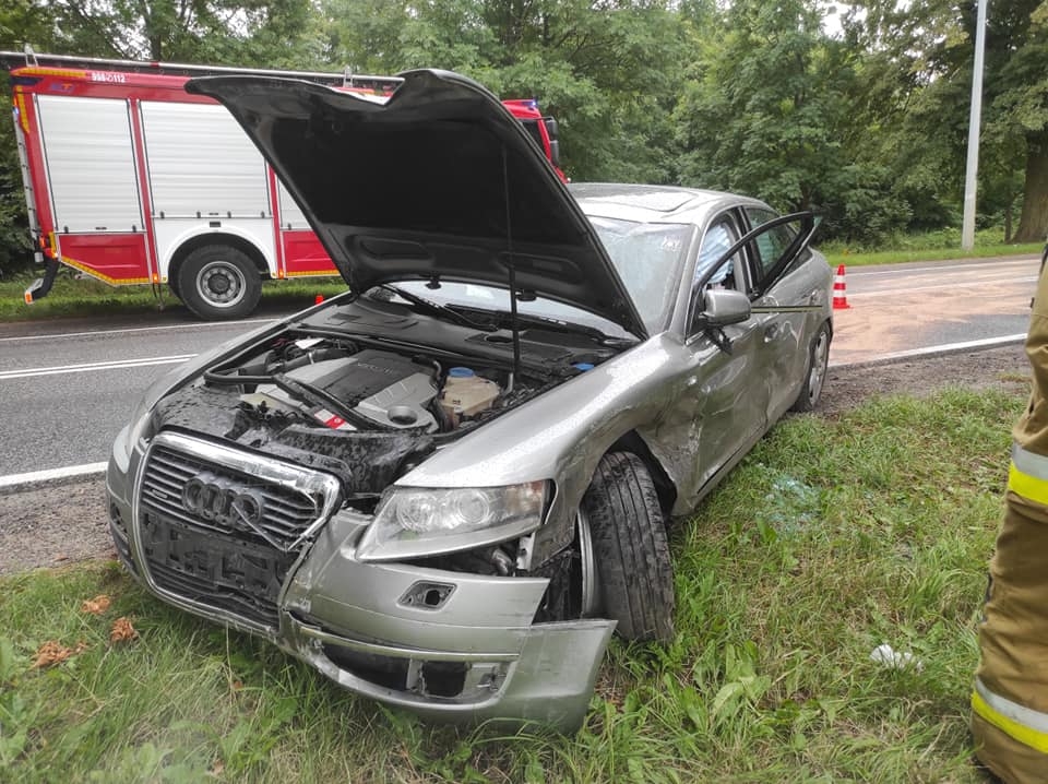 Zderzenie toyoty i audi na wyjeździe z Gorzowa [zdjęcia]