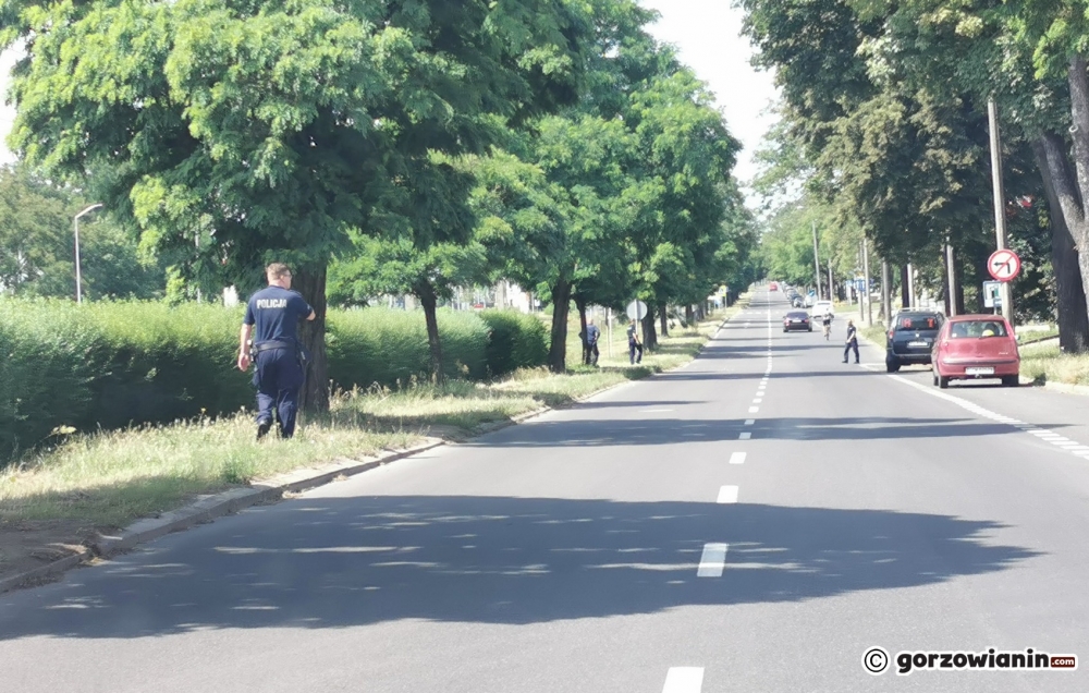 Nietypowa akcja na os. Słonecznym. Policjanci szukali... zgubionej broni [zdjęcia]