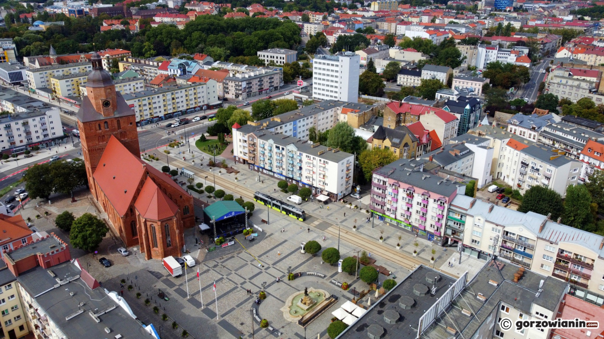 Koniec z betonozą w centrum Gorzowa. Będzie więcej drzew i zieleni