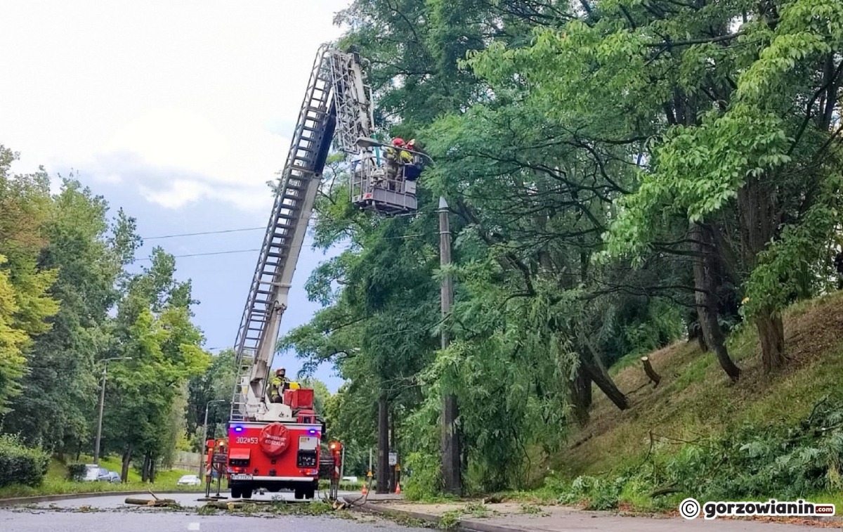 Zablokowana Pomorska i wstrzymany ruch tramwajów 