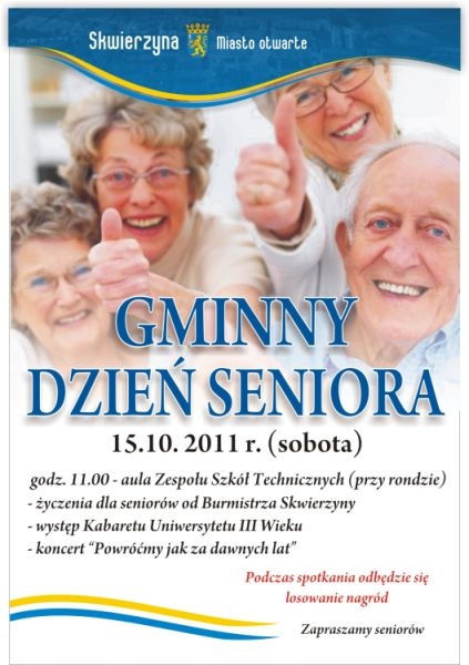 Skwierzyna: Powoli zbliża się Gminny Dzień Seniora