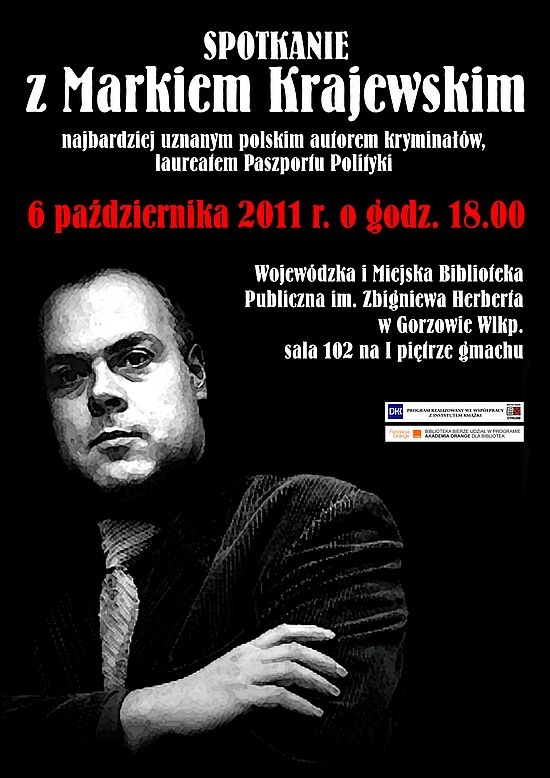 Znany autor kryminałów w WiMBP