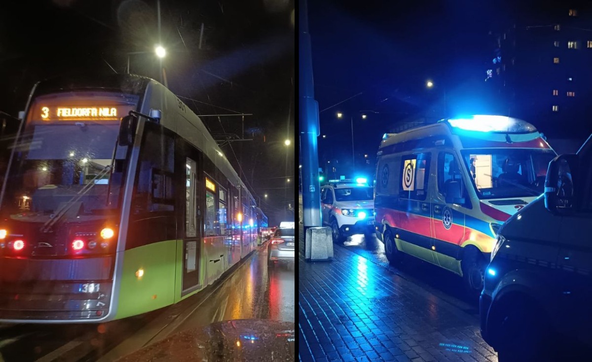 Kierujący citroenem potrącił 14-latkę wysiadającą z tramwaju