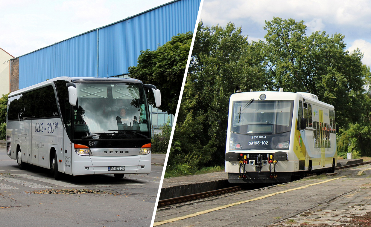 Żelazkiem, czy autobusem? Tak Polregio naprawia lubuską kolej