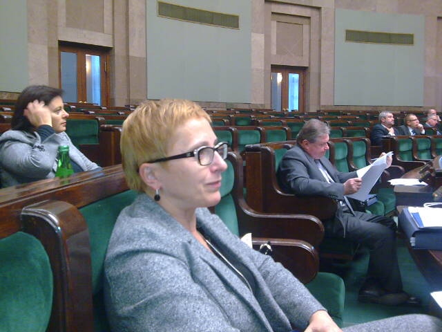 Sibińska na szkoleniu