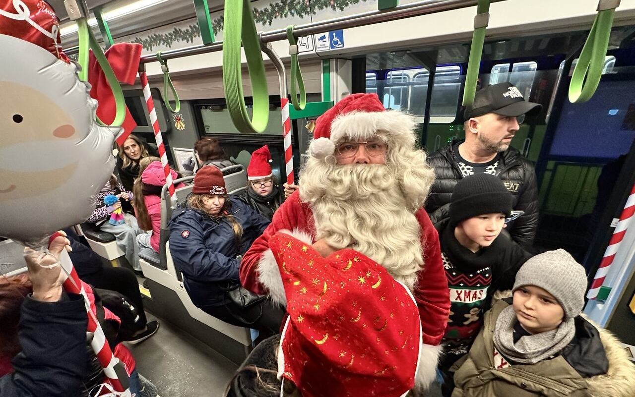 Mikołajkowy tramwaj w Gorzowie. Nie brakowało chętnych na przejażdżkę