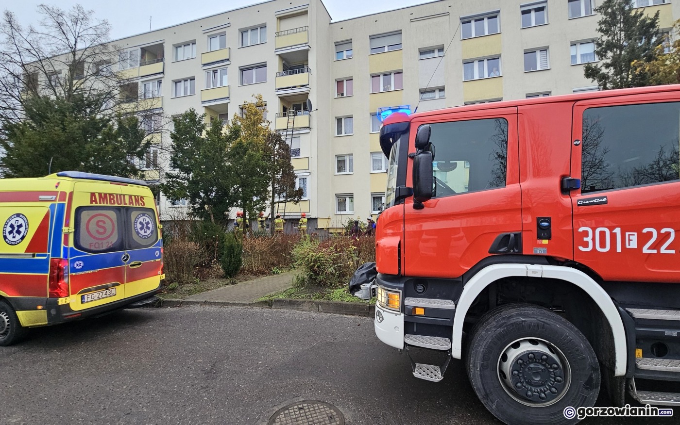 Tragedia w Gorzowie. Mężczyzna wypadł z balkonu