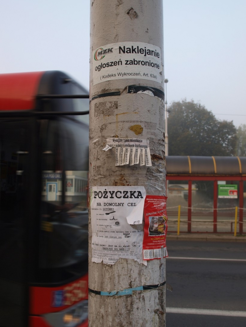 
Rozwieszasz nielegalnie plakaty? Licz się z konsekwencjami