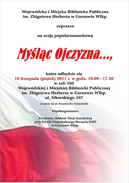 Piątkowa sesja o Ojczyźnie