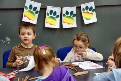 Zabawa z Misiem w MCK