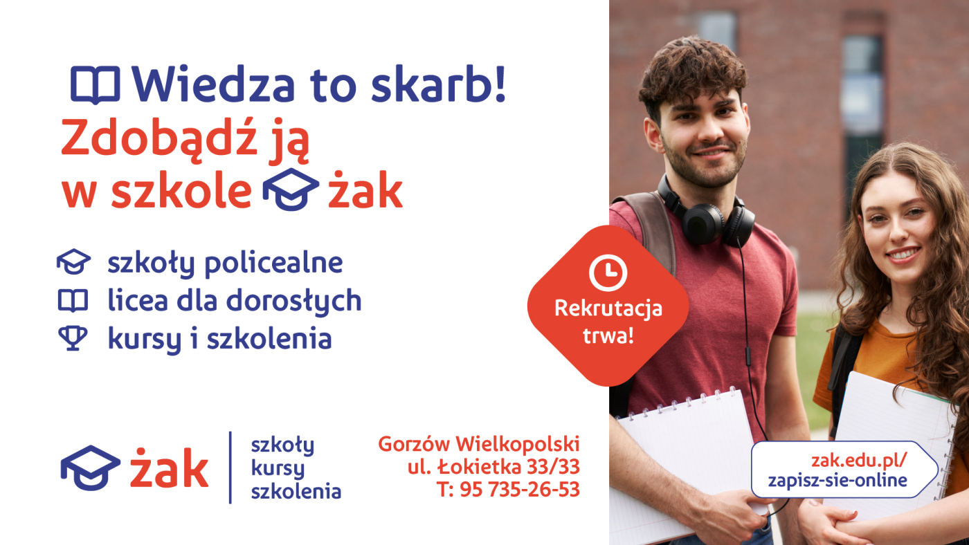 Zdobądź nowy zawód z Żakiem w Gorzowie – bezpłatne kierunki i szybkie kształcenie w rok!