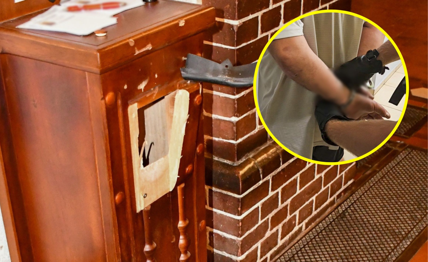 Włamał się do kościoła i ukradł pieniądze z dwóch skarbon