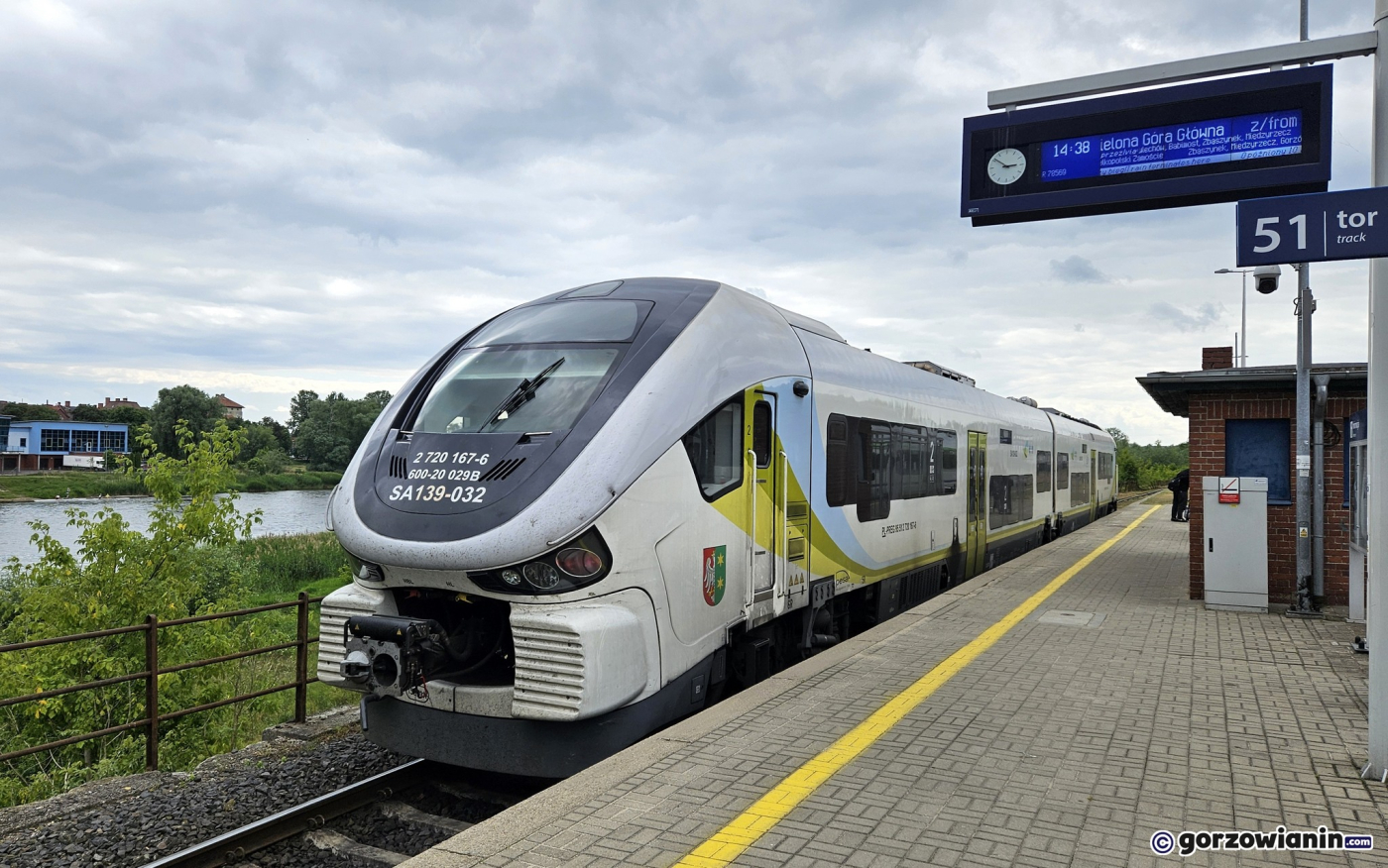 Zawieszone pociągi z Gorzowa do Zbąszynka. Będą autobusy komunikacji zastępczej