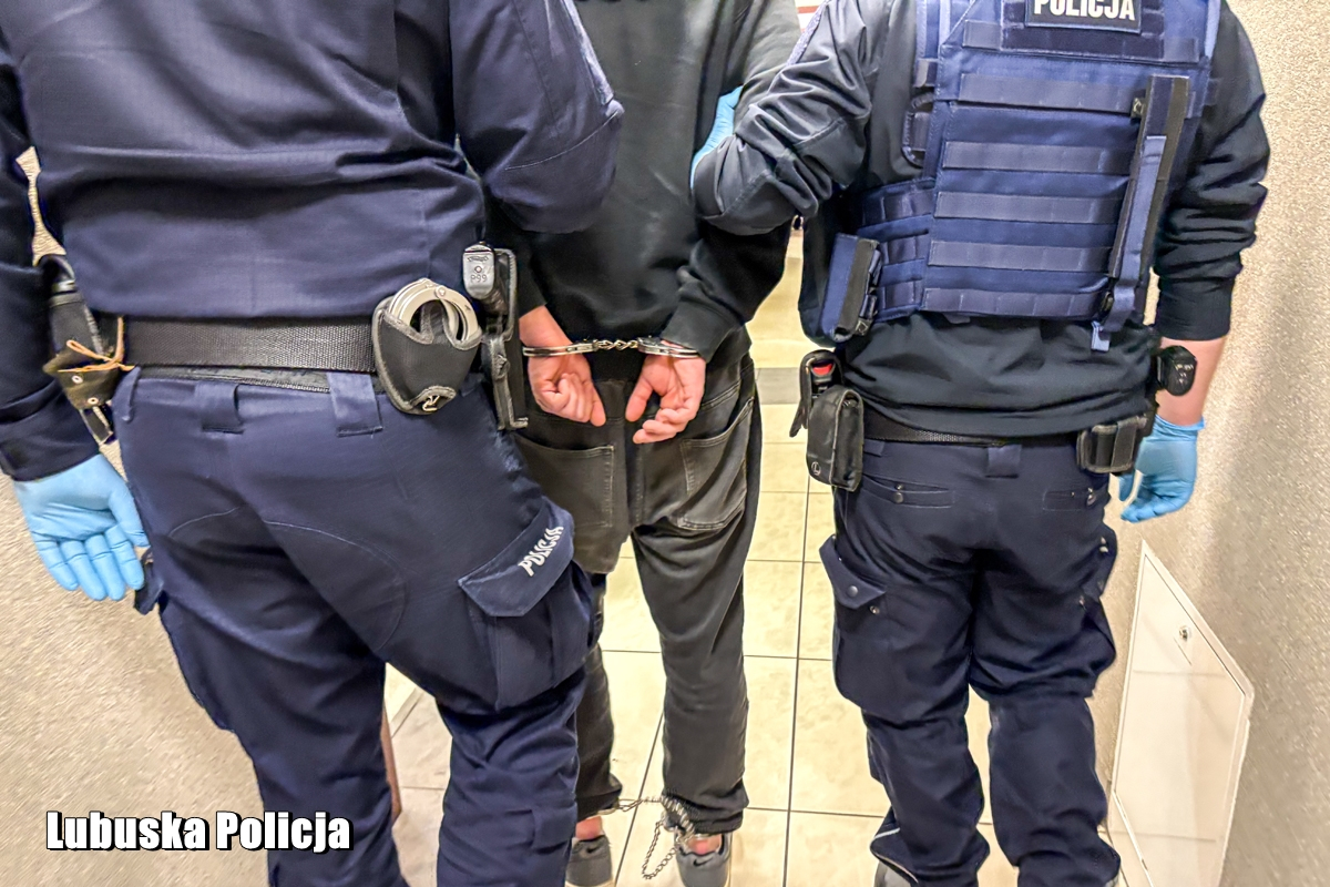 policja Sulęcin pościg za pijanym kierowcą 2026 potrącony policjant Kamil P zarzuty prokuratura Sulęcin więzienie za kradzież paliwa