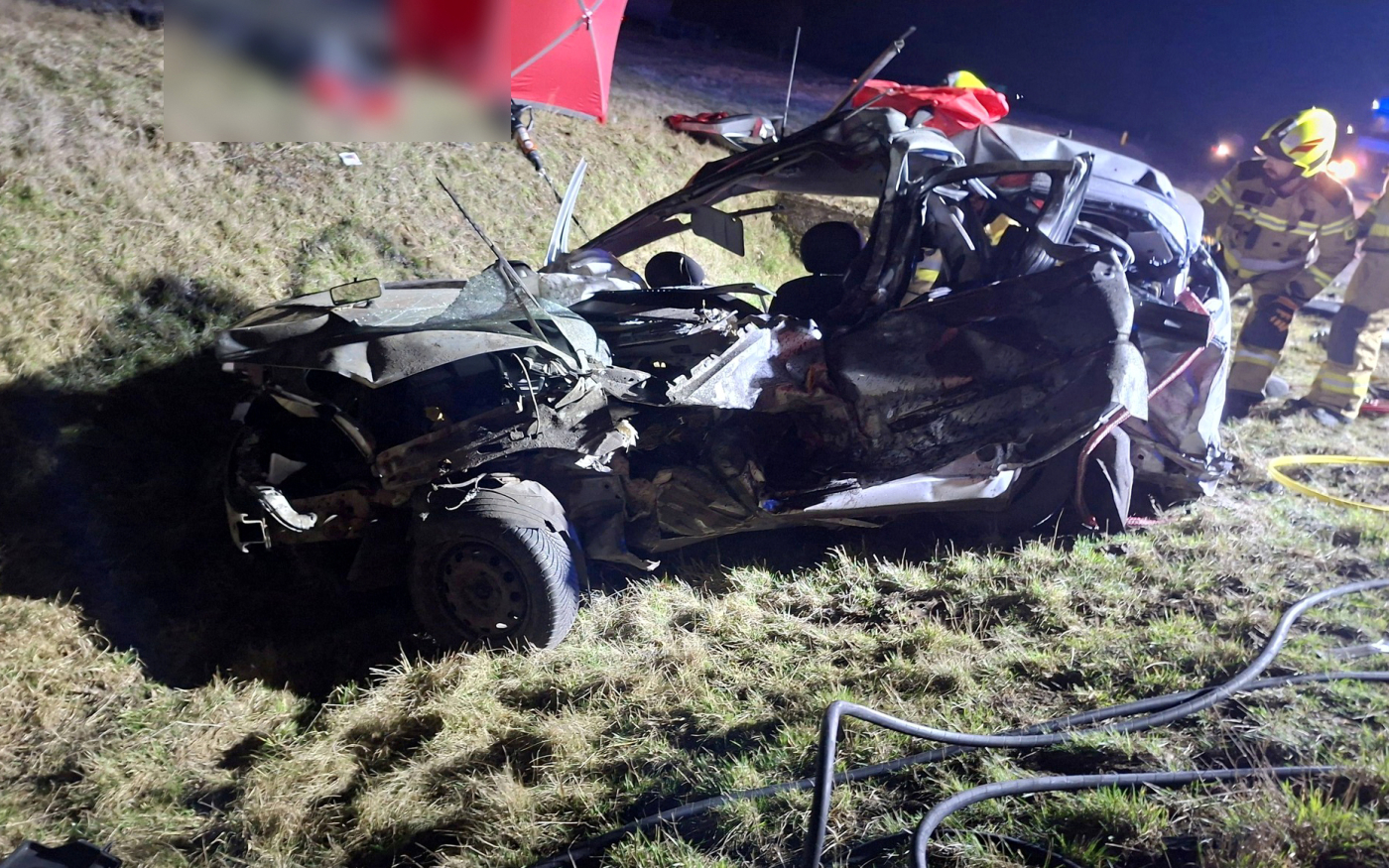 tragiczny wypadek śmiertelny na starej trójce koło Gorzowa karambol dwóch ciężarówek i osobowego Forda na skrzyżowaniu Marwice Santocko marzec 2026 roku