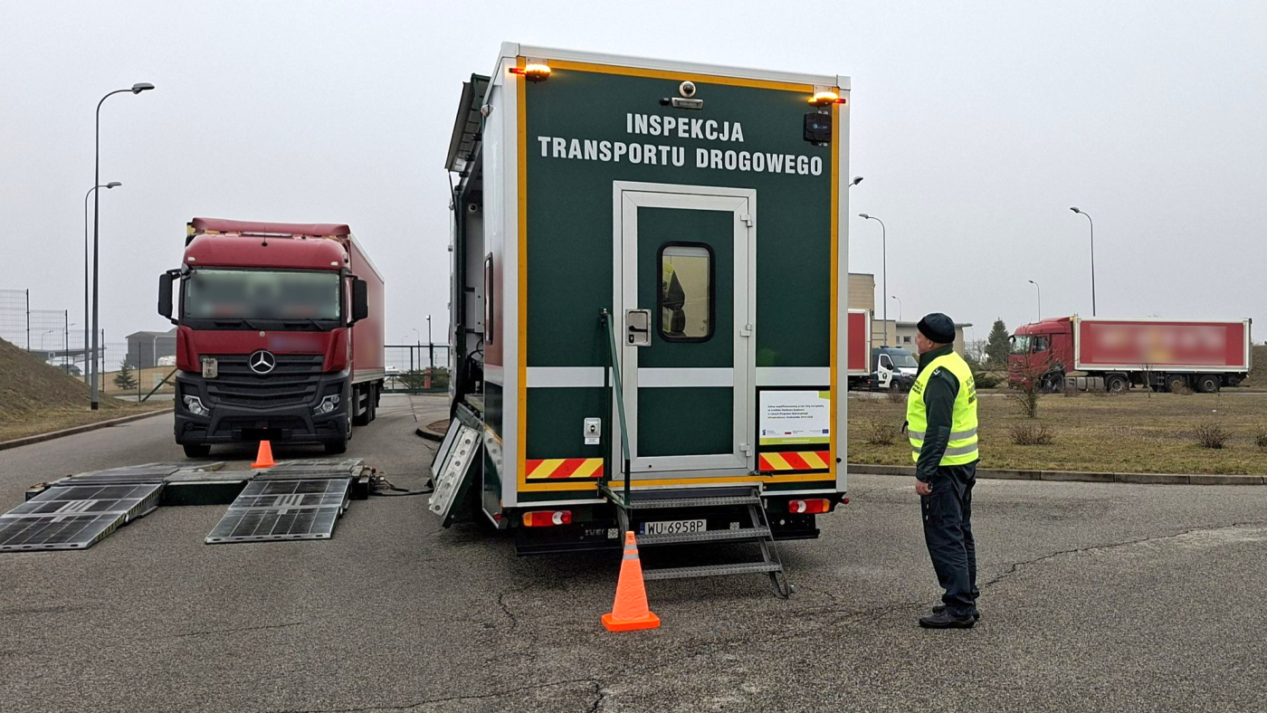 kontrola techniczna ciężarówek ITD Gorzów 2026 mobilna jednostka diagnostyczna stan techniczny pojazdów dostawczych hamulce opony oświetlenie