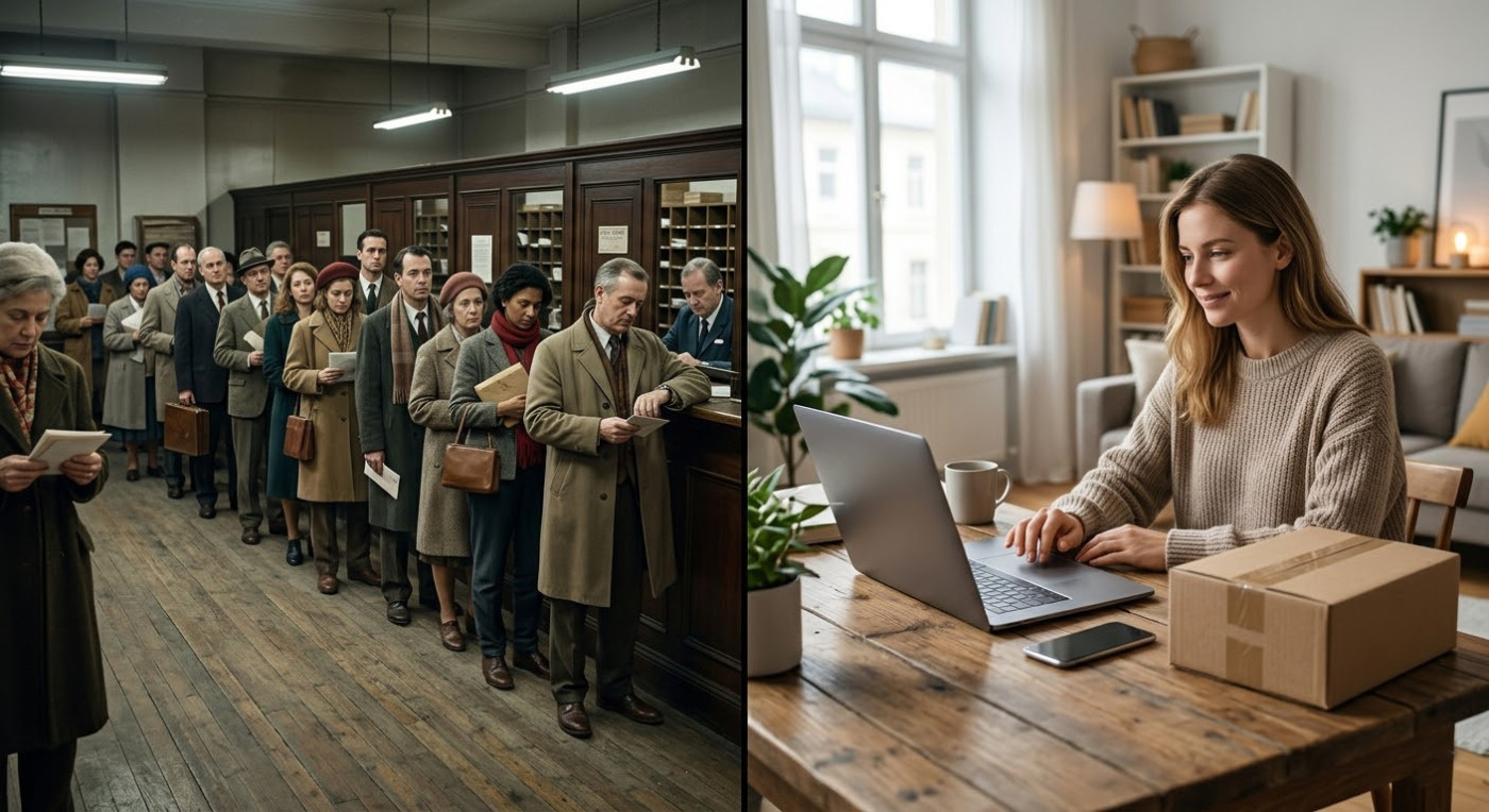 Zamówienie kuriera online – jak w kilka minut nadać paczkę bez wychodzenia z domu