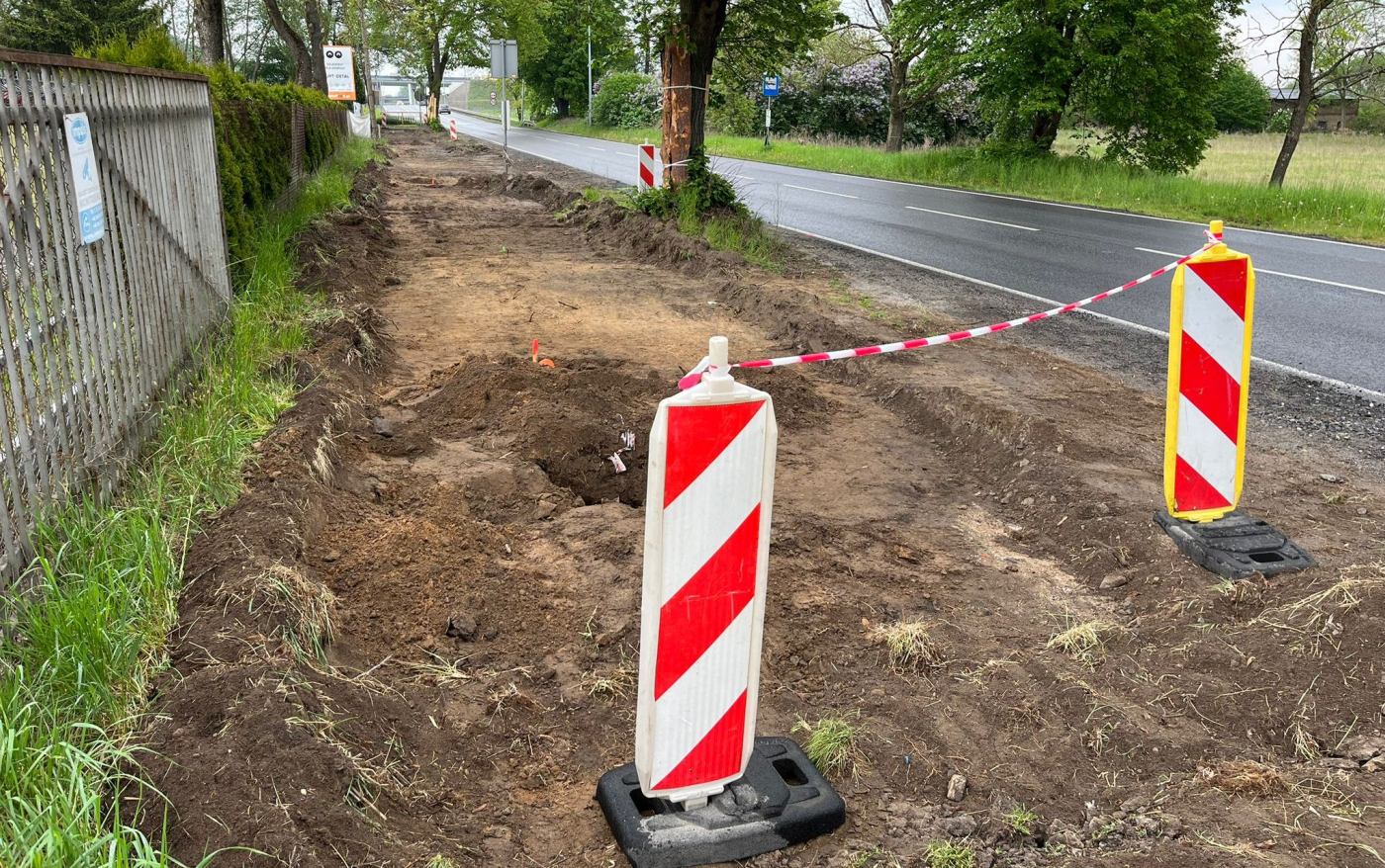 budowa ścieżki rowerowej Gorzów Łupowo przy ulicy Kostrzyńskiej inwestycja ścieżki rowerowe w Gorzowie etap IV  plac budowy połączenie z trasą S3 i gminą Bogdaniec