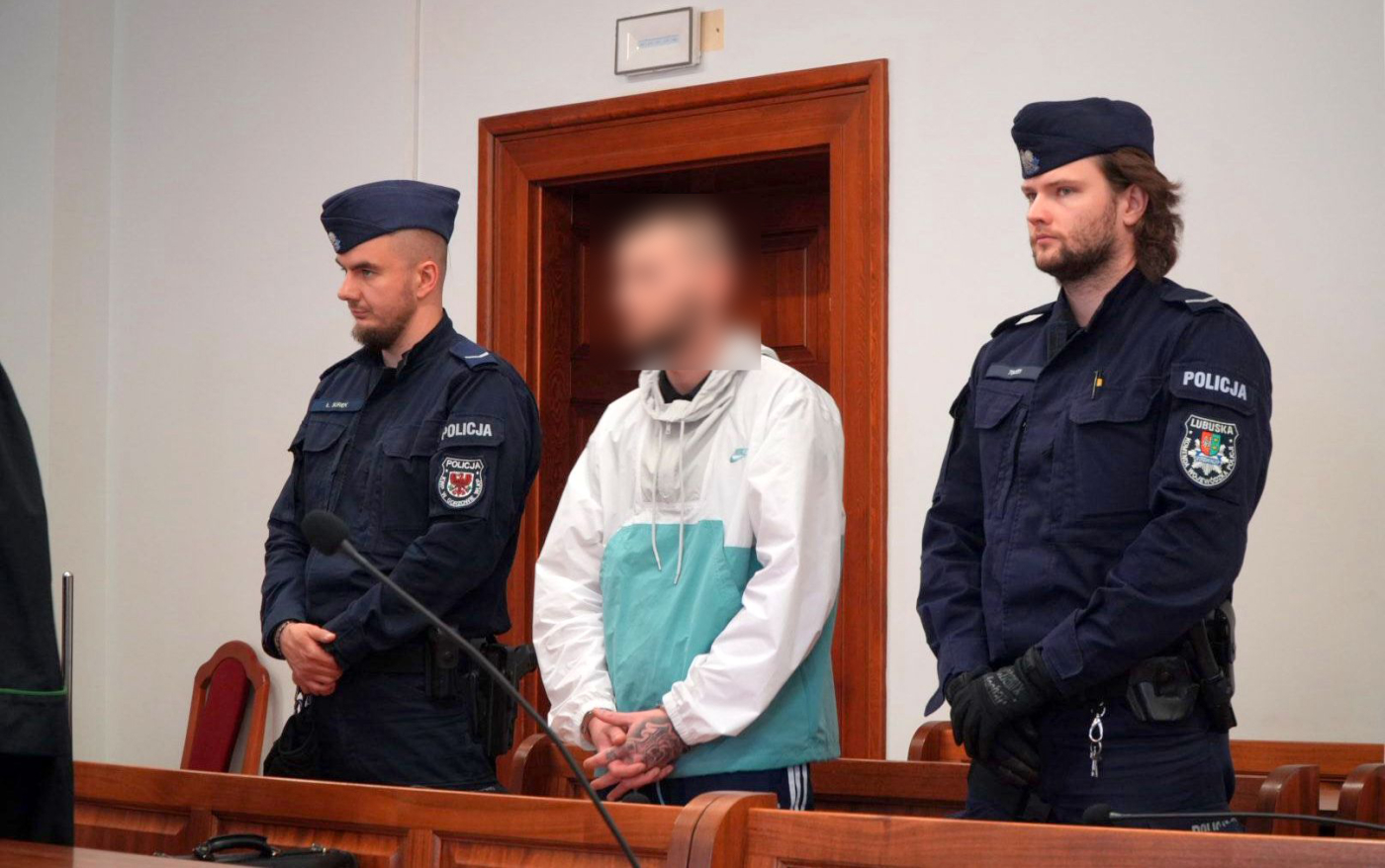 Jakub K skazany na 12 lat wiezienia przed Sadem Okregowym w Gorzowie za atak nozem w rejonie Wartowni na bulwarze