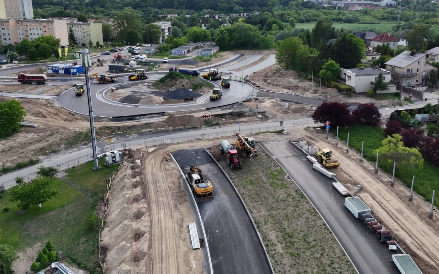 Budowa północnej obwodnicy Gorzowa i zamknięty fragment ulicy Owocowej