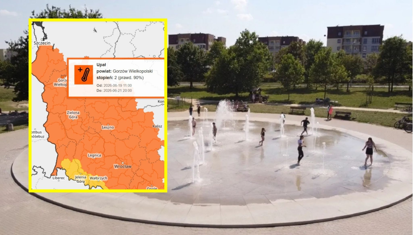 Ostrzeżenie drugiego stopnia przed upałem IMGW Gorzów Wielkopolski prognoza pogody na weekend lubuskie
