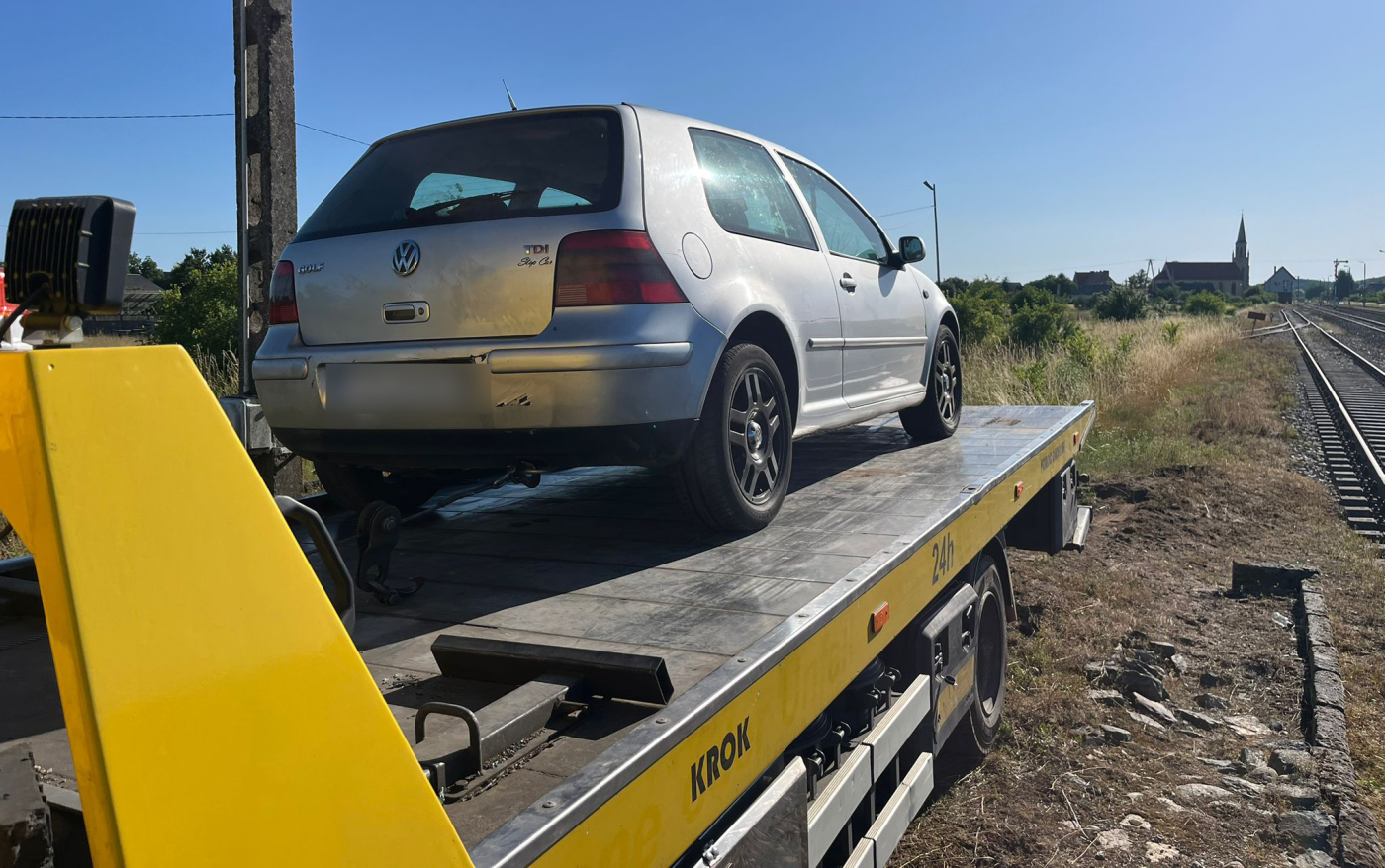 policja strzelce krajeńskie pościg za pijanym kierowcą w starym kurowie wypadek volkswagena jazda bez uprawnień