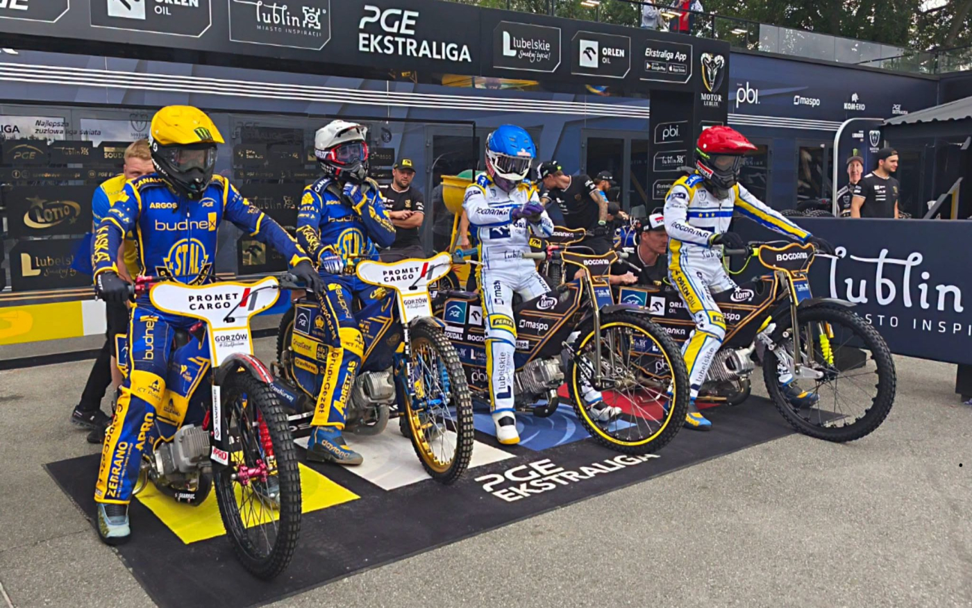 Stal Gorzów w meczu z Motorem Lublin