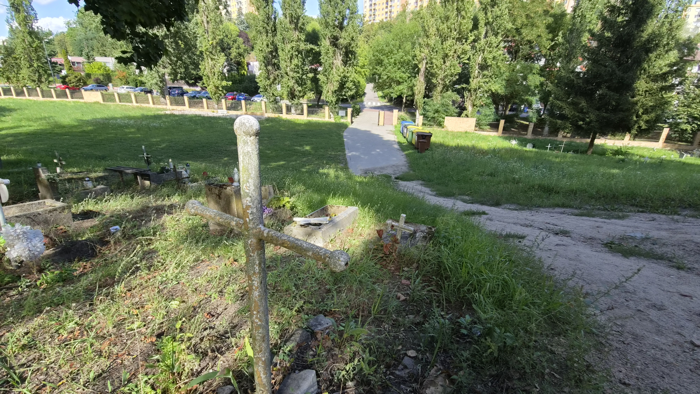strome wejscie na cmentarz swietokrzyski w gorzowie budowa nowych schodow ulica glowackiego