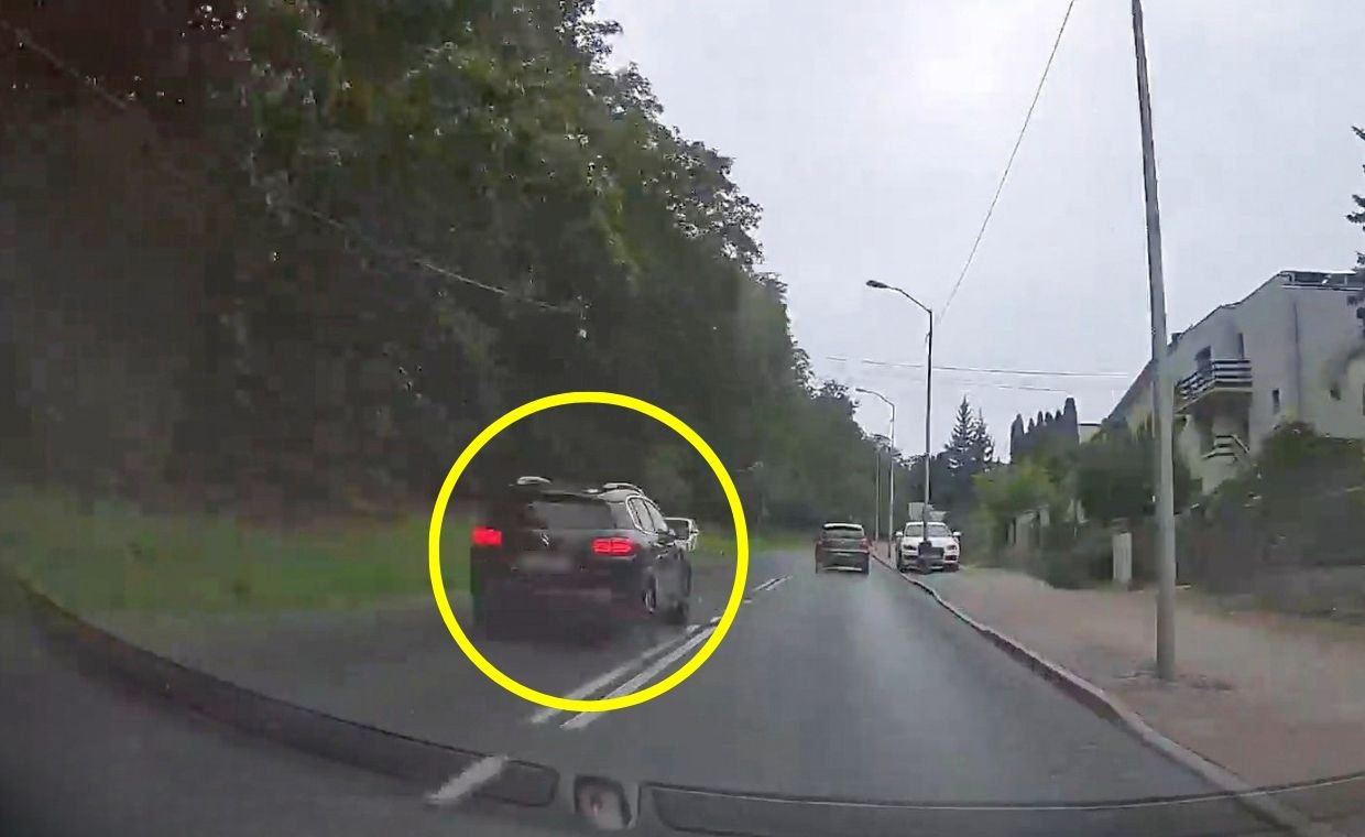 Niebezpieczne wyprzedzanie na przejściu dla pieszych ulica Żwirowa Gorzów