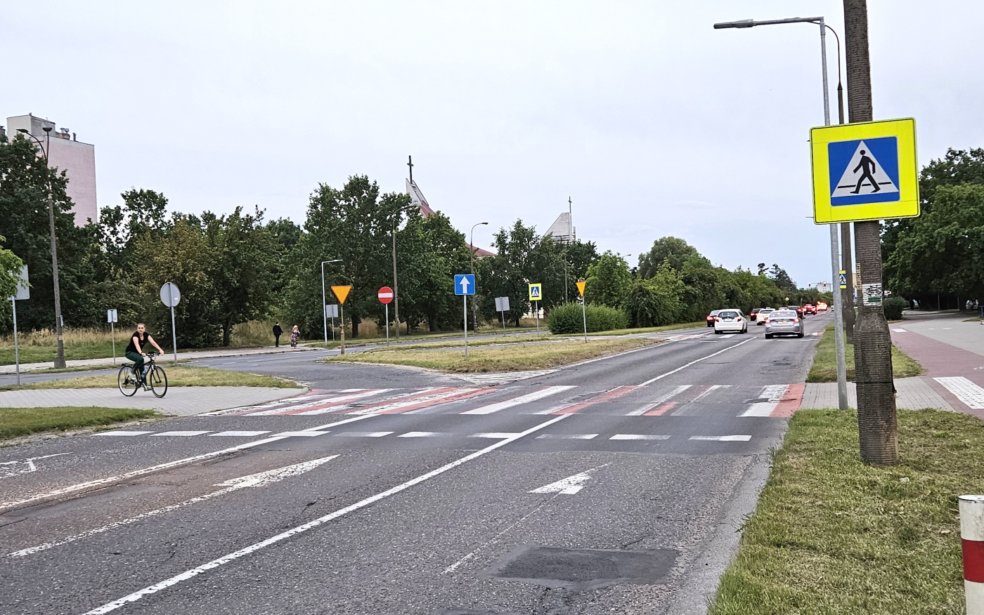 remont ulicy Pilsudskiego Gorzow przebudowa drogi zwezenie jezdni utrudnienia w ruchu drogowym nowe przejscie dla pieszych Witosa inwestycje miejskie
