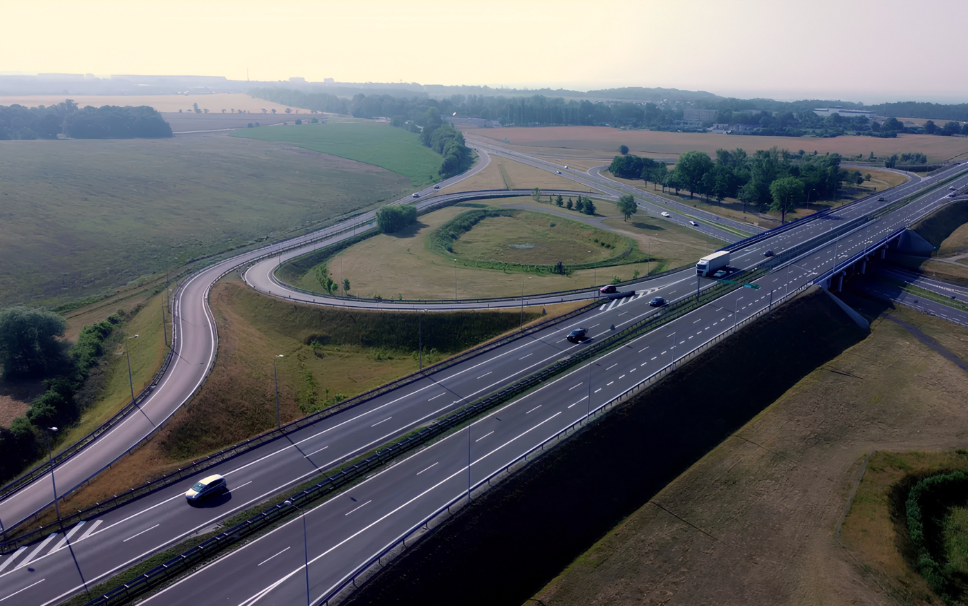 Miejsce planowanej budowy kompleksu uslugowego i hoteli przy wezle S3 Gorzow